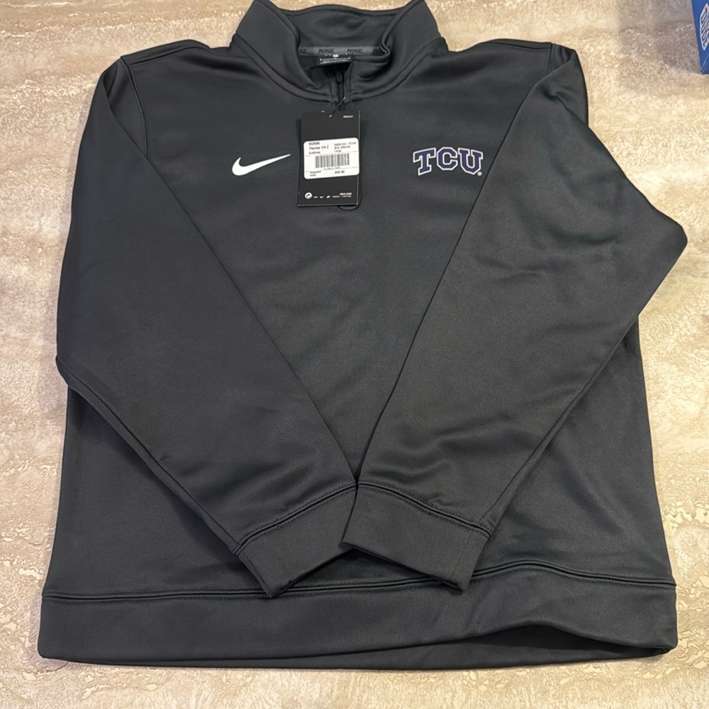 Nike dri fit therma quarter zip TCU